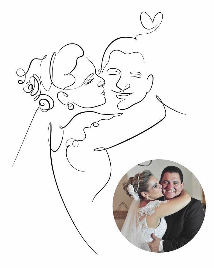 One Line Wonders The Artist Captivating The Internet 28 Pics 66F3B37730F7C 700