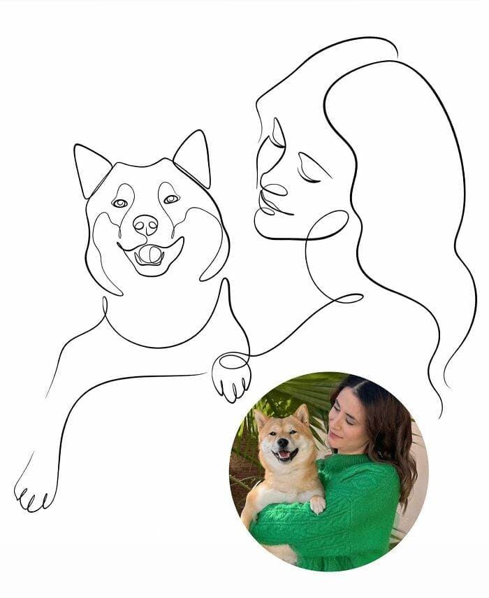 One Line Wonders The Artist Captivating The Internet 28 Pics 66F3B39Abaec0 700