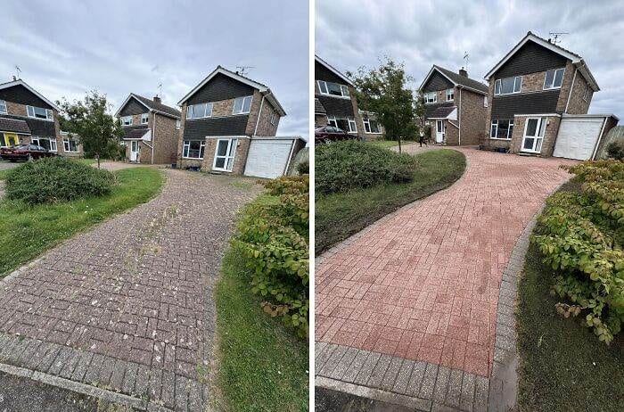 30 Unbelievably Satisfying PowerWashing Results People Had To Share