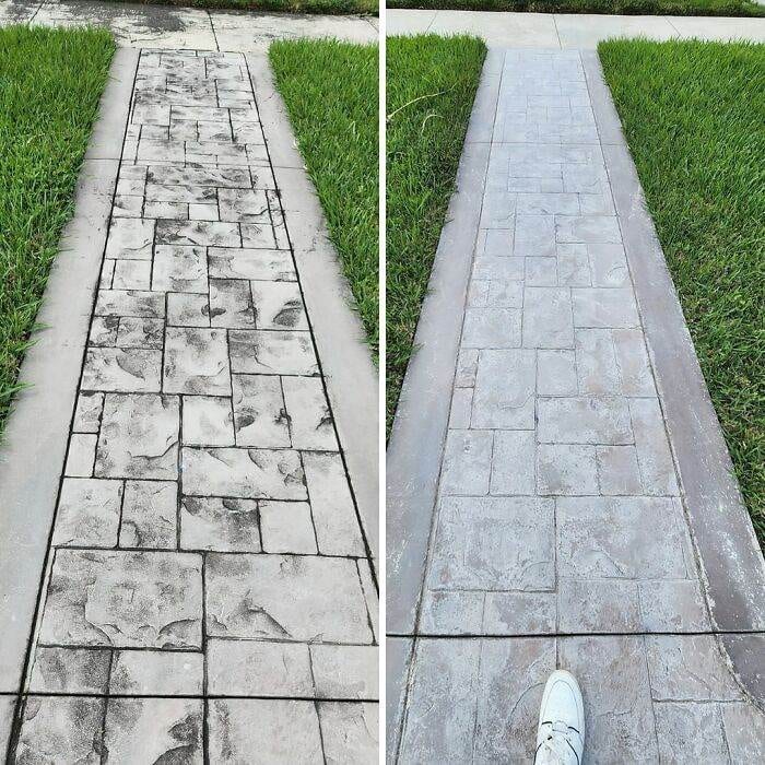 30 Unbelievably Satisfying PowerWashing Results People Had To Share