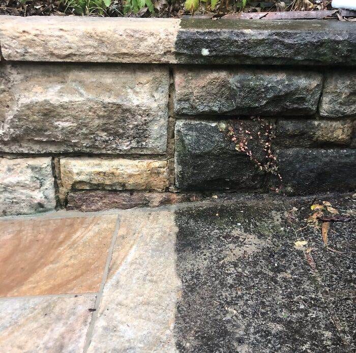 30 Unbelievably Satisfying PowerWashing Results People Had To Share