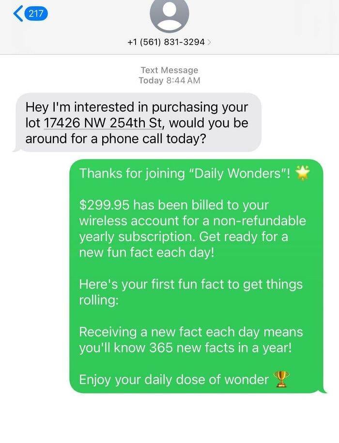 67530A2C480F3 Scam Text Responses