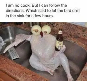 Chicken In The Sink
