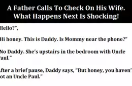 A Father Calls To Check On His Wife. What Happens Next Is Shocking. Featured