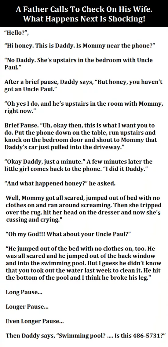 A Father Calls To Check On His Wife. What Happens Next Is Shocking.