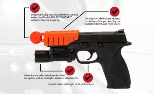Ferguson Police Test New Non Lethal Pistol Attachment 304