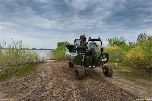 Fishing Boat With Three Wheels 242 Two Crazy Fishing Boats