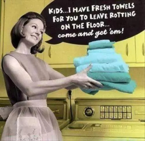 Funny Vintage Quotes Clean Towels