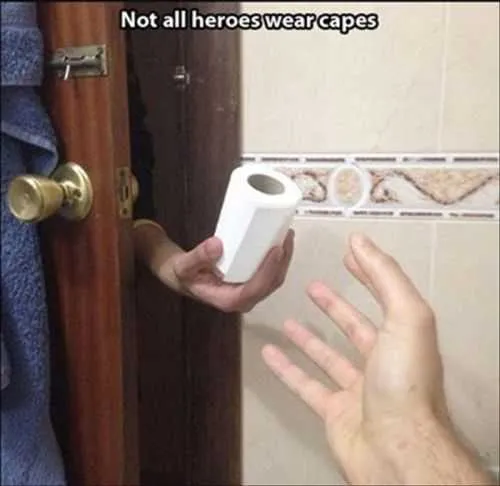 Not All Heroes Wear Capes Funny Picture