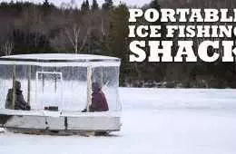 Diy Portable Ice Fishing Shack Video Featured