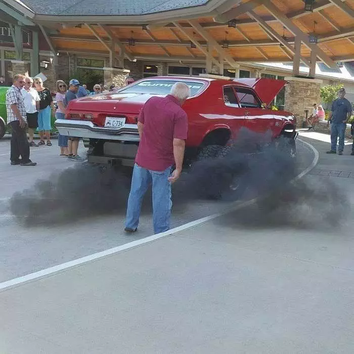Cummins Powered 1974 Chevy Nova Ss Diesel Dually 4X4 Pigeon Forge Rod Run Pictures 005