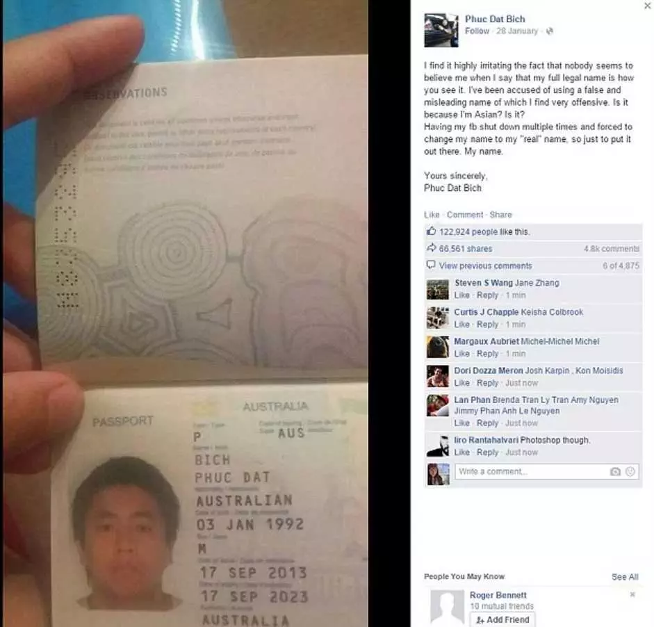Man Named Phuc Dat Bich Got Banned From Facebook  Rant Quickly Follows Pics 3