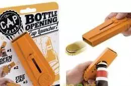 Beer Bottle Opener  Bottle Cap Launcher  Keychain Featured