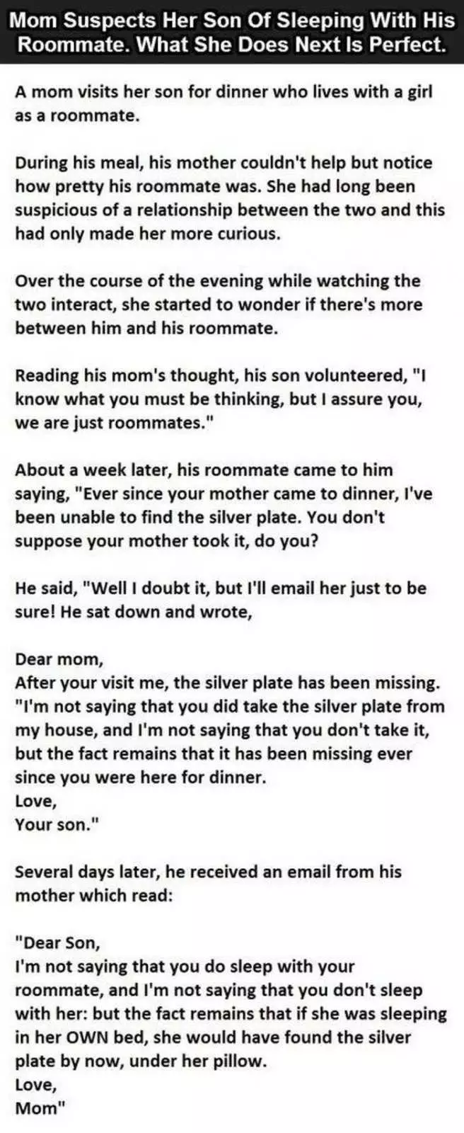 Funny Short Story About A Mom'S Intuition