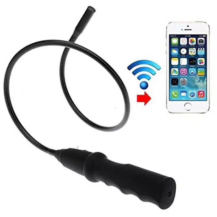 Wifi Wireless 13Mm Waterproof Flexible Inspection Camera Borescope Endoscope For Iphone_Ipad_Android Pictures 001