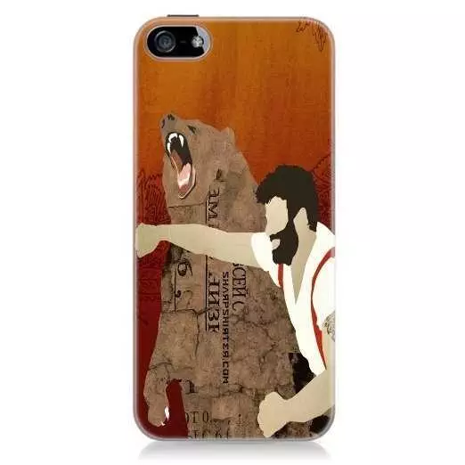 Man Punching A Bear Cell Phone Case Pictures