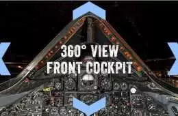 360° View Of The Inside Of A Sr71 Blackbird Cockpit Featured