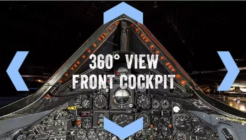 360° View Of The Inside Of A Sr71 Blackbird Cockpit Featured