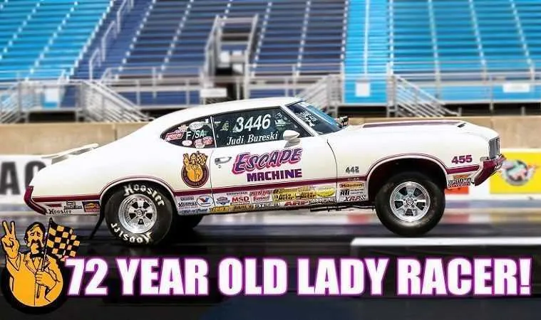 Ever Seen A 72 Year Old Drag Racer Meet Judi Bureski Featured