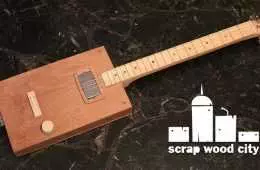 How To Build A Three String Cigar Box Electric Guitar  For Less Than $25 Video Featured