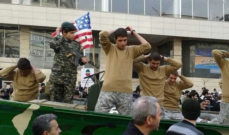 Iran Mocking United States Sailors In A Parade Featured