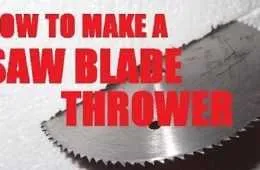 How To Build The Saw Blade Slinger Aka The Disaster Bat Featured