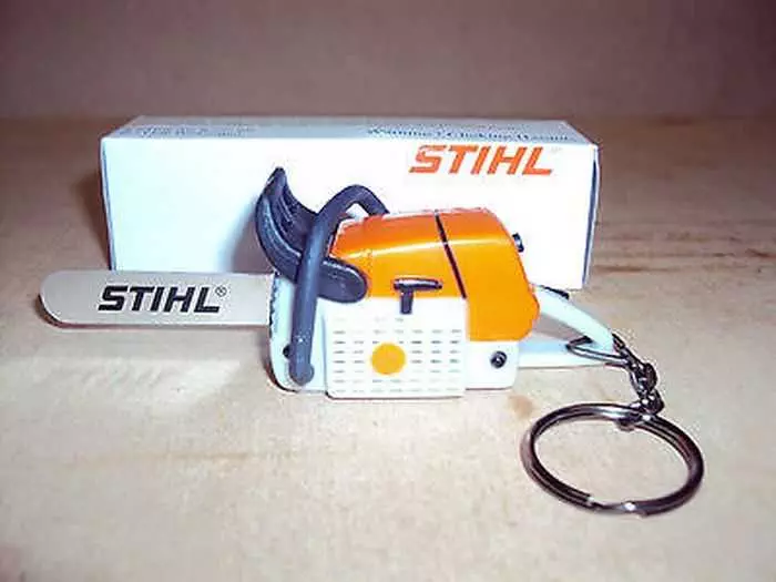 Stihl Battery Operated Chainsaw Keychain  With Sounds Pictures 002