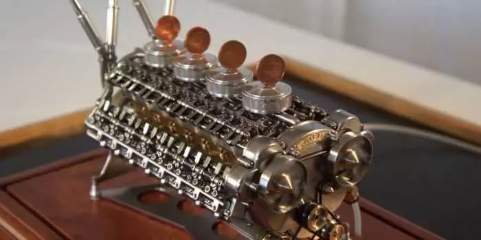This Tiny W32 64 Valve 32 Cylinder Functional Engine Is The Epitome Of Amazing Craftsmanship  And Oddly Satisfying To Watch Pictures 001