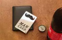 Man Card Stainless Steel Bottle Opener Featured