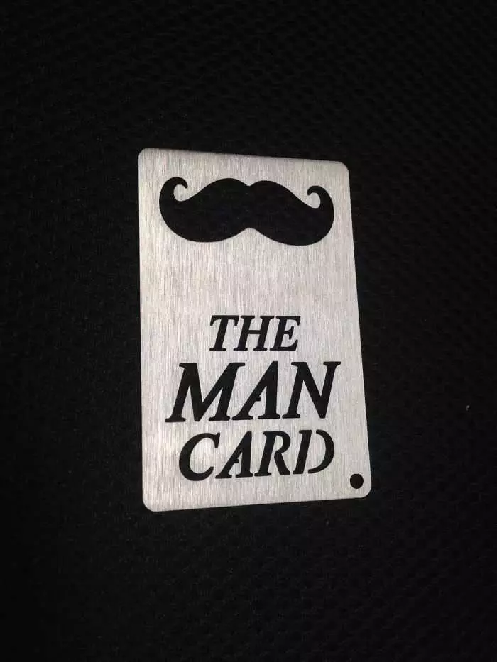 Man Card Stainless Steel Bottle Opener Pictures 001