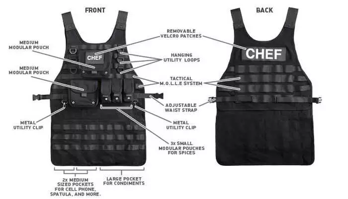 Tactical Bbq Chef Apron Pictures 004