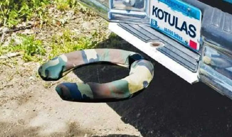 Offroad Commode Trailer Hitch Toilet Seat  No More Squatting In The Bushes To Poop Featured