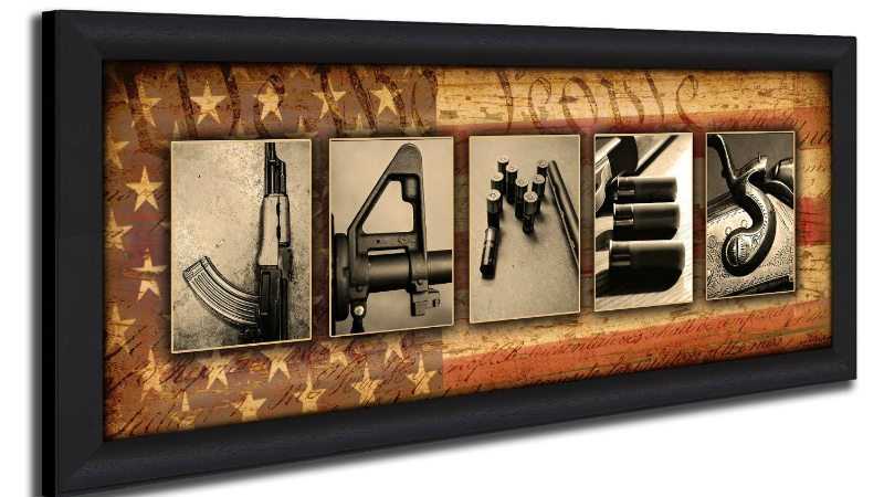 Personalized Firearm Art - Spell Your Name With Firearms