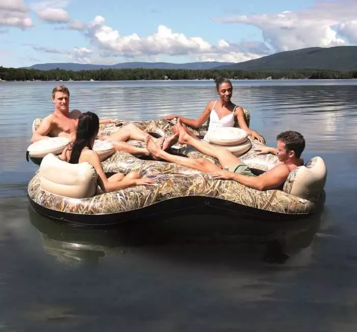Four Person Realtree Camo Floating Island Review Where To Buy 002