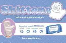 Shittens Mitten Shaped Moist Wipes Featured