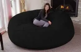 Want A Giant 8 Foot Super Comfy Bean Bag Chair? Of Course You Do.