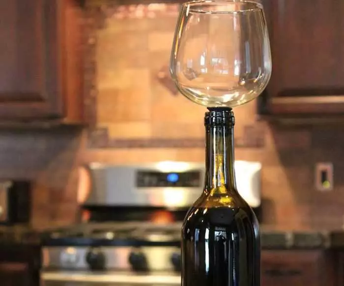 Guzzle Buddy  Turn Your Wine Bottle Into A Huge Wine Glass