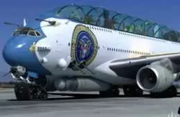 Donaldtrumpsnewandimprovedairforceoneandmotorcadefeatured