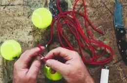 Tennis Ball Bola Trap  How To Make One