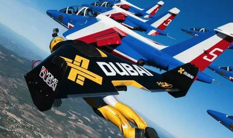 Threemenflywithjetpacksinaformationwithjetsfeatured