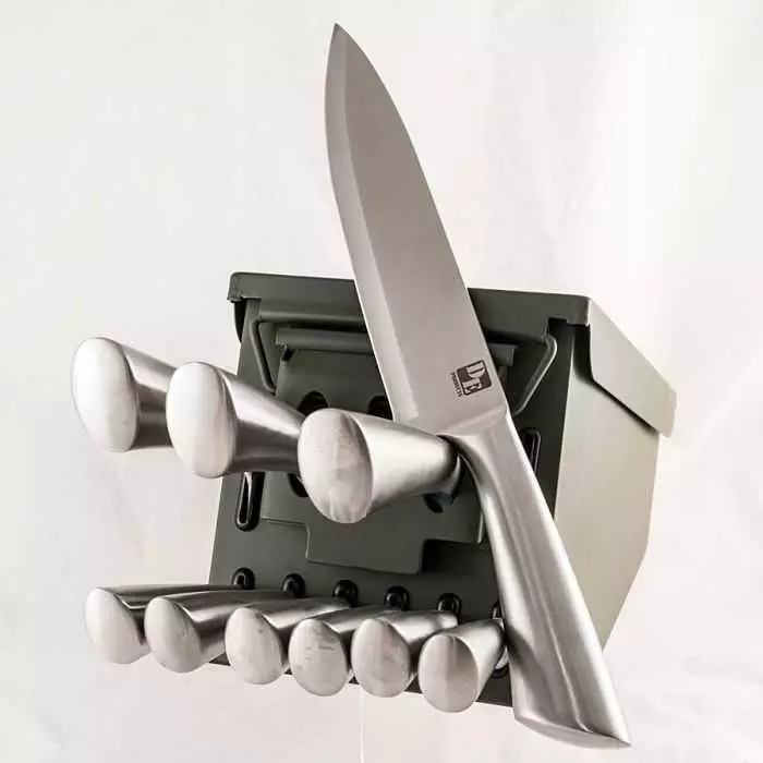 Ammo Can 10 Piece Knife Set 006