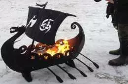 Viking Ship Fire Pit Featured