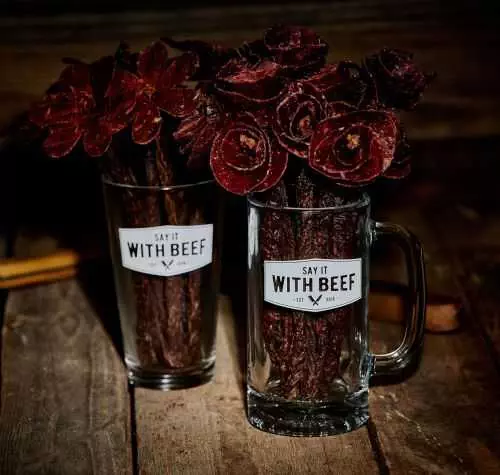 Beef Jerky Rose Bouquets 001