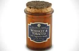 Whiskey &Amp; Tobacco Scented Candle Featured