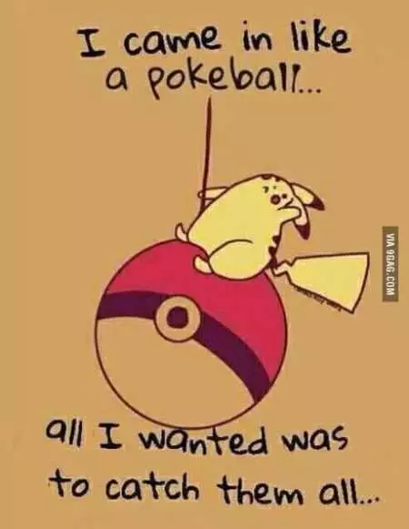 Funny Picture Of Pikachu Sitting On A Pokemon Ball