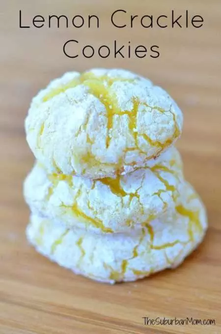 Lemon Crackle Cookies