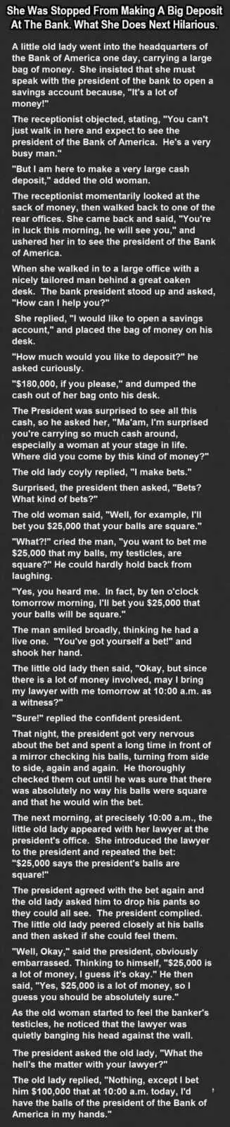 Short Story Hilarious One About An Old Lady's Revenge