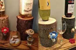 The Log Liquor Dispenser Featured Review And Prices Where To Get