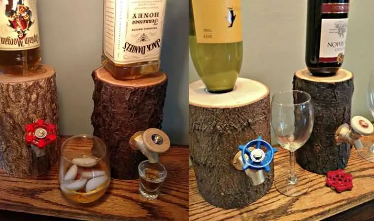 The Log Liquor Dispenser Featured Review And Prices Where To Get
