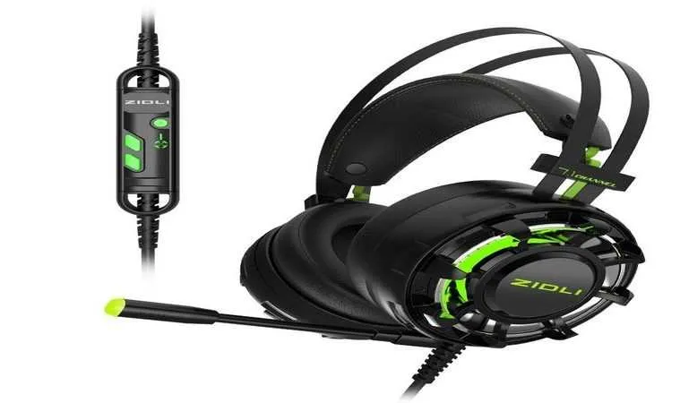 Zidli Zh7 7.1 Surround Sound Gaming Headset With Led Light Featured